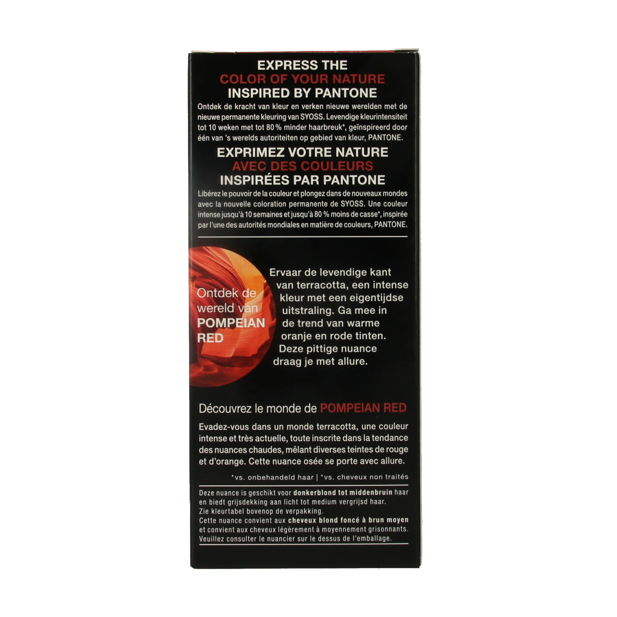 Syoss Color baseline pantone 5-72 pompeian red  1.00 Stuks