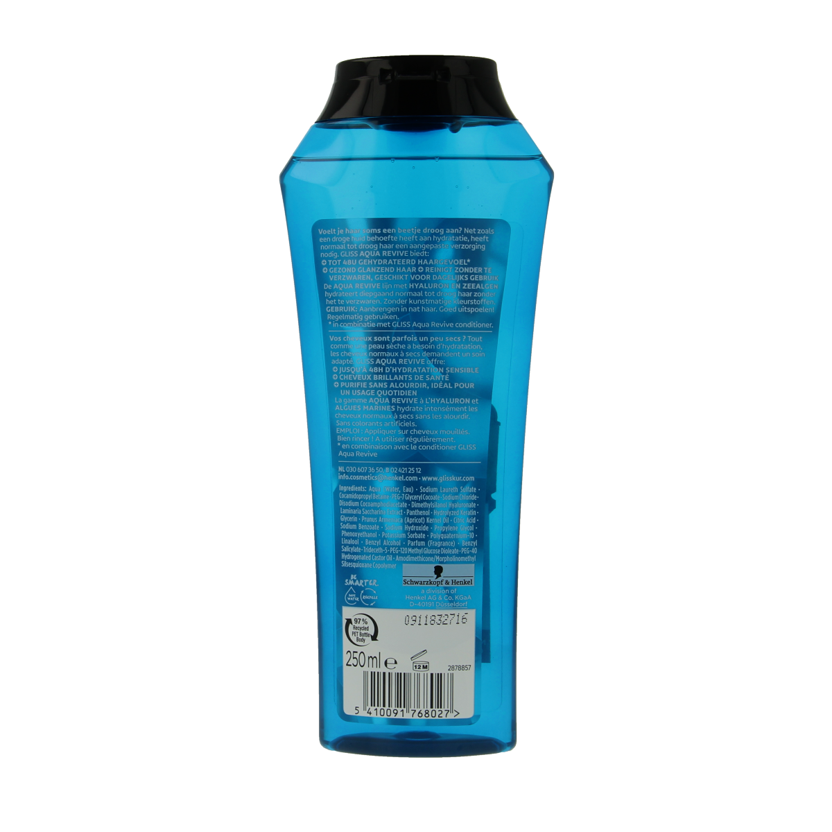 Gliss Kur Shampoo aqua revive 250.00 Milliliter