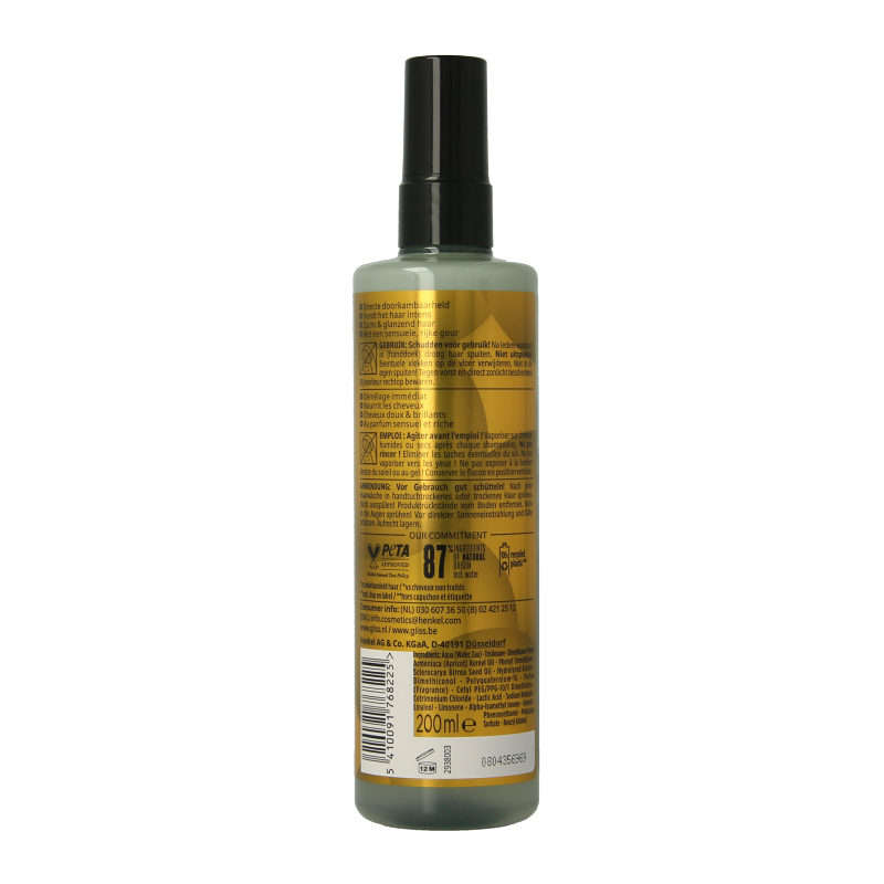 Gliss Kur Anti-klit spray oil nutritive 200 Milliliter