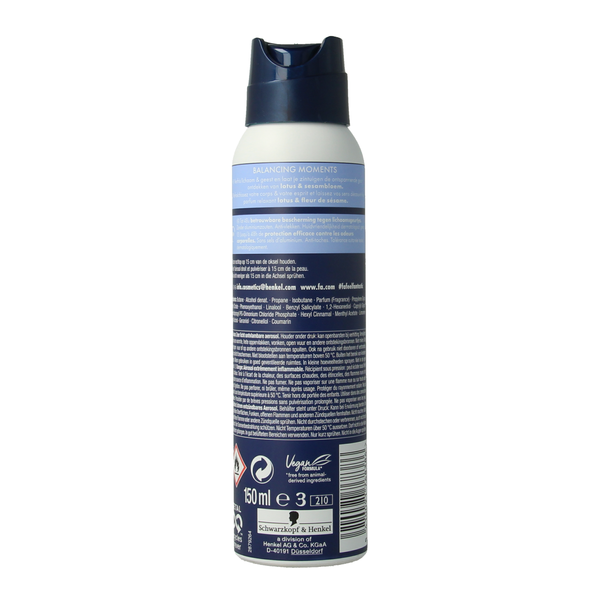 FA Deodorant spray balancing moments 150.00 Milliliter