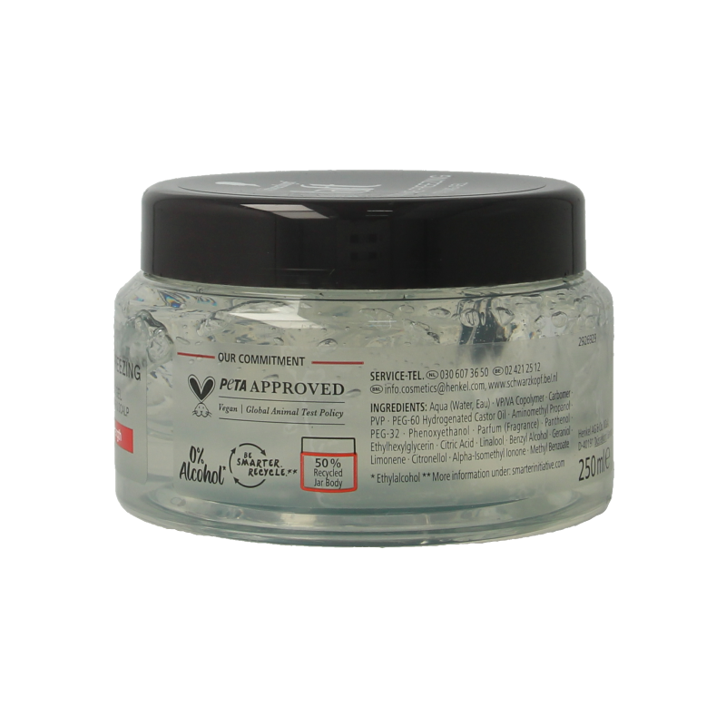 Taft Freezing gel extreme pot 250 Milliliter