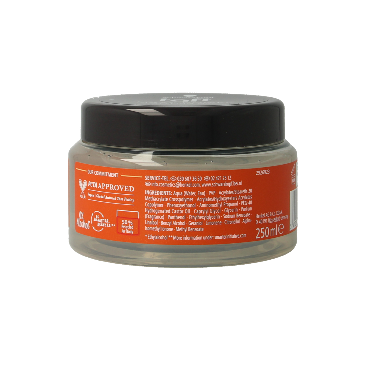 Taft Maxx power gel pot 250.00 Milliliter