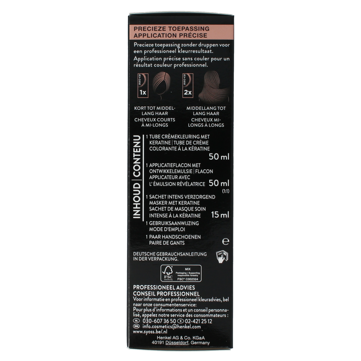 Syoss Color baseline 3-1 dark brown 1.00 Set