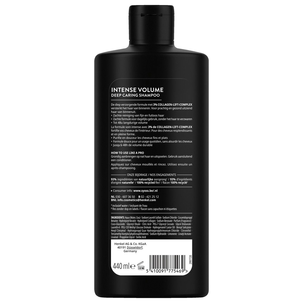 Syoss Shampoo volume 440.00 Milliliter