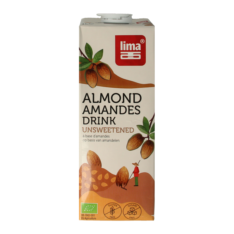 Lima Amandel drink suikervrij bio 1 Liter