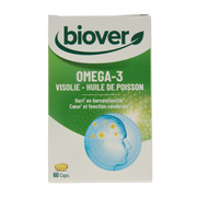 Biover Omega 3 visolie 60.00 Capsules
