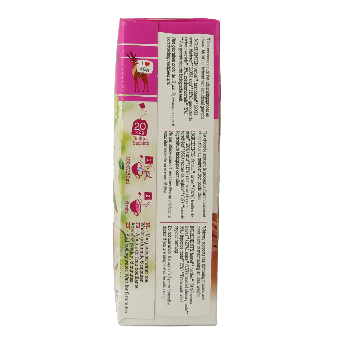 Damhert Tea time ideaal gewicht thee bio 20.00 Zakjes