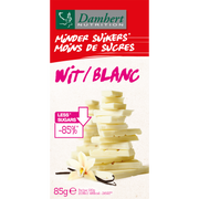 Damhert Chocoladetablet wit minder suikers 85.00 Gram