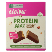 Damhert Afslank proteinereep chocolade hazelnoot 240.00 Gram