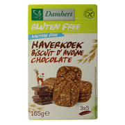 Damhert Haverkoekjes chocolade glutenvrij 165.00 Gram