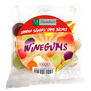 Damhert Winegums suikervrij 100.00 Gram