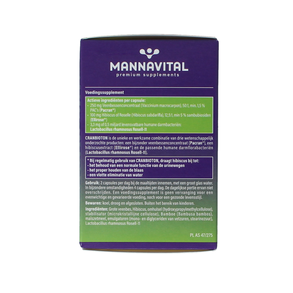 Mannavital Cranbioton 60.00 Capsules