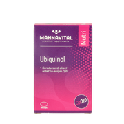Mannavital Ubiquinol co-enzym Q10 60.00 Capsules