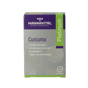 Mannavital Curcuma platinum 60.00 Vegetarische capsules