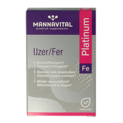 Mannavital IJzer platinum 60 Vegetarische capsules