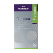 Mannavital Curcuma platinum 180.00 Vegetarische capsules