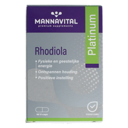 Mannavital Rhodiola platinum 60 Vegetarische capsules