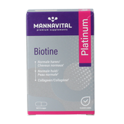 Mannavita Biotine platinum 60.00 Vegetarische capsules