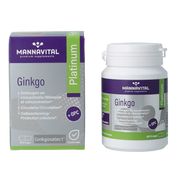 Mannavital Ginkgo platinum 60.00 Vegetarische capsules