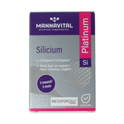 Mannavital Silicium platinum 90.00 Vegetarische capsules