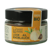 Amanprana Zwarte knoflookpoeder bio 60.00 Gram