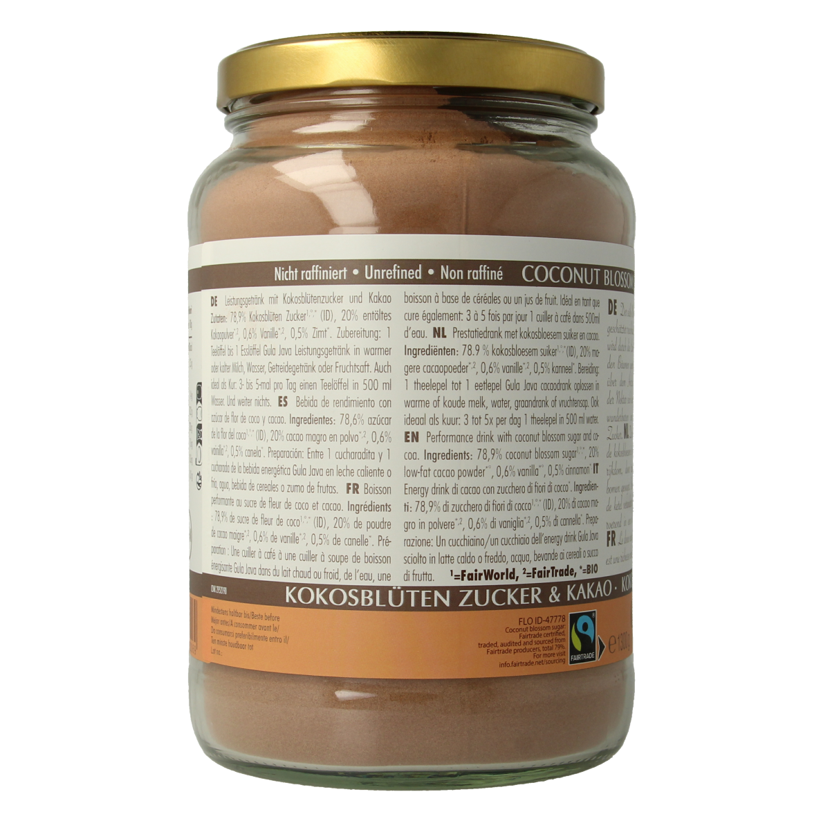 Amanprana Gula java cacao bio 1300.00 Gram
