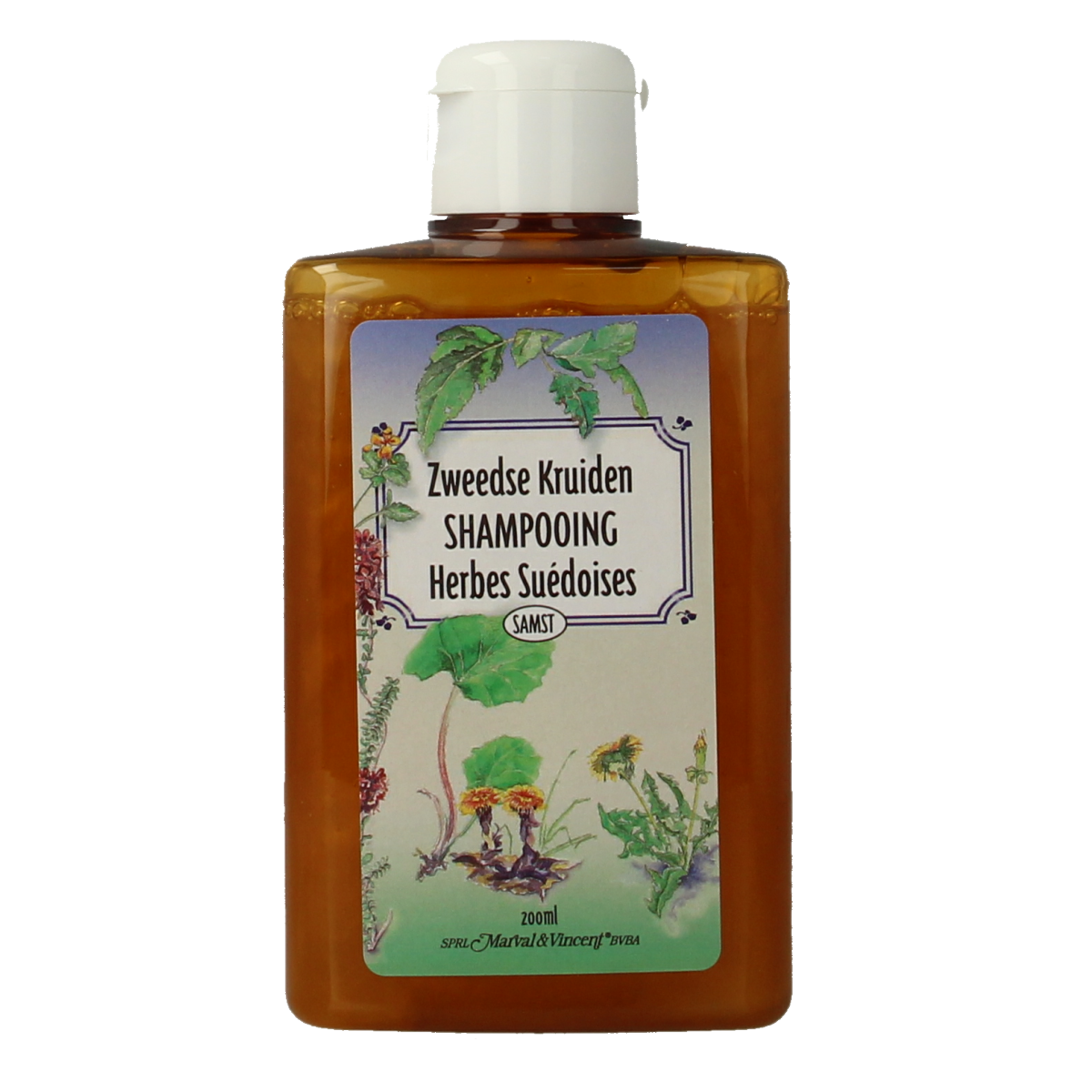 Marval&Vincent Shampoo zweedse kruiden 200.00 Milliliter