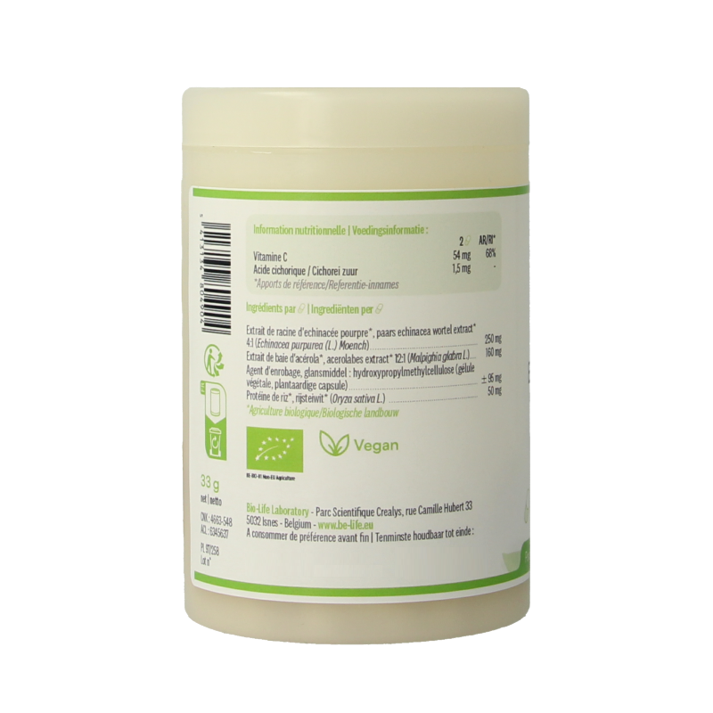 Be-Life Echinacerola bio 60 Capsules