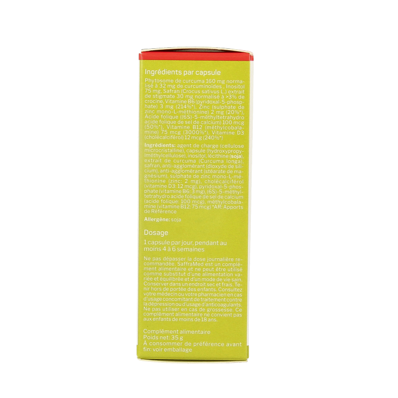 Nutrisan Safframed 60 Vegetarische capsules