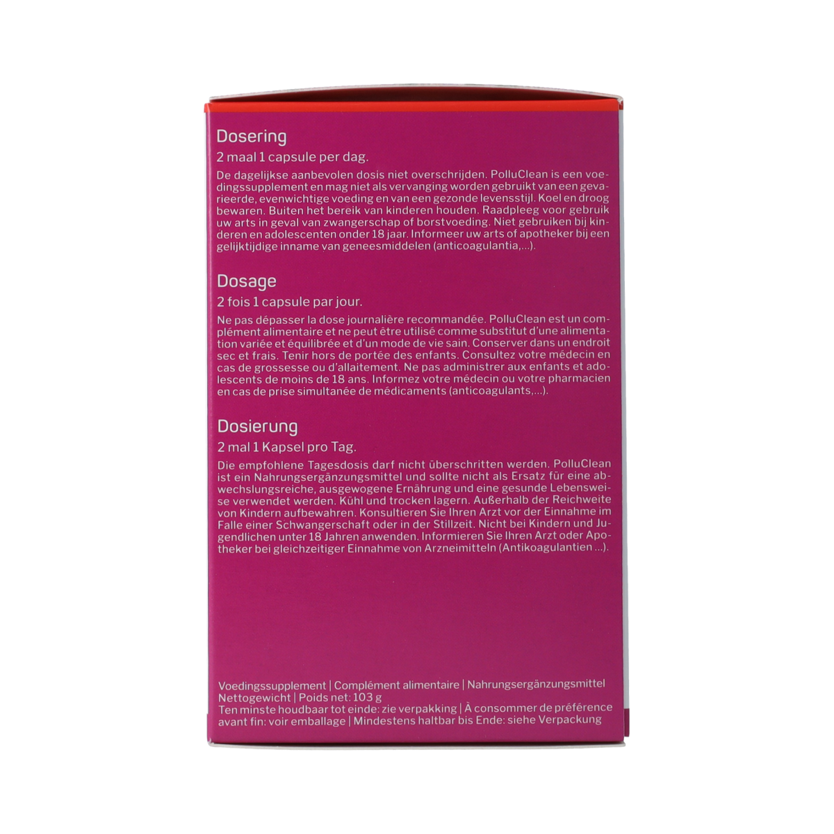Nutrisan PolluClean 120.00 Capsules