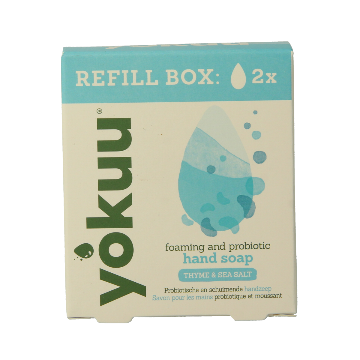 Yokuu Handzeep thyme & sea salt refill 2.00 Stuks