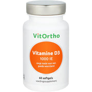 VitOrtho Vitamine D3 1000IE 60.00 Softgels