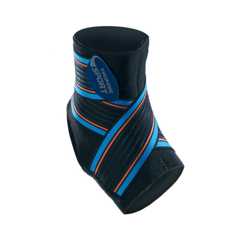 Thuasne Enkelbrace + strapping zwart maat XL 1 Stuks