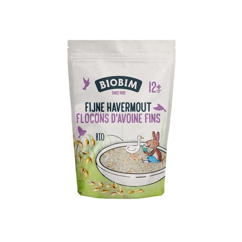 Biobim Fijne havermout pap 12+ maanden bio 250 Gram