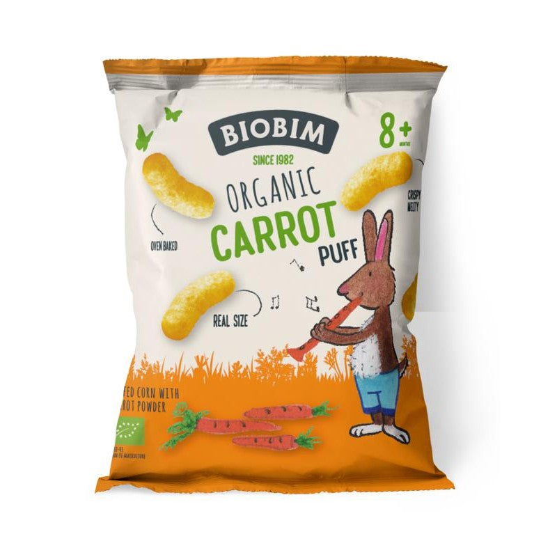 Biobim Carrot puff 8+ maanden bio 20 Gram