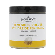 Jacob Hooy Fenegriekzaad gemalen pot 125 Gram