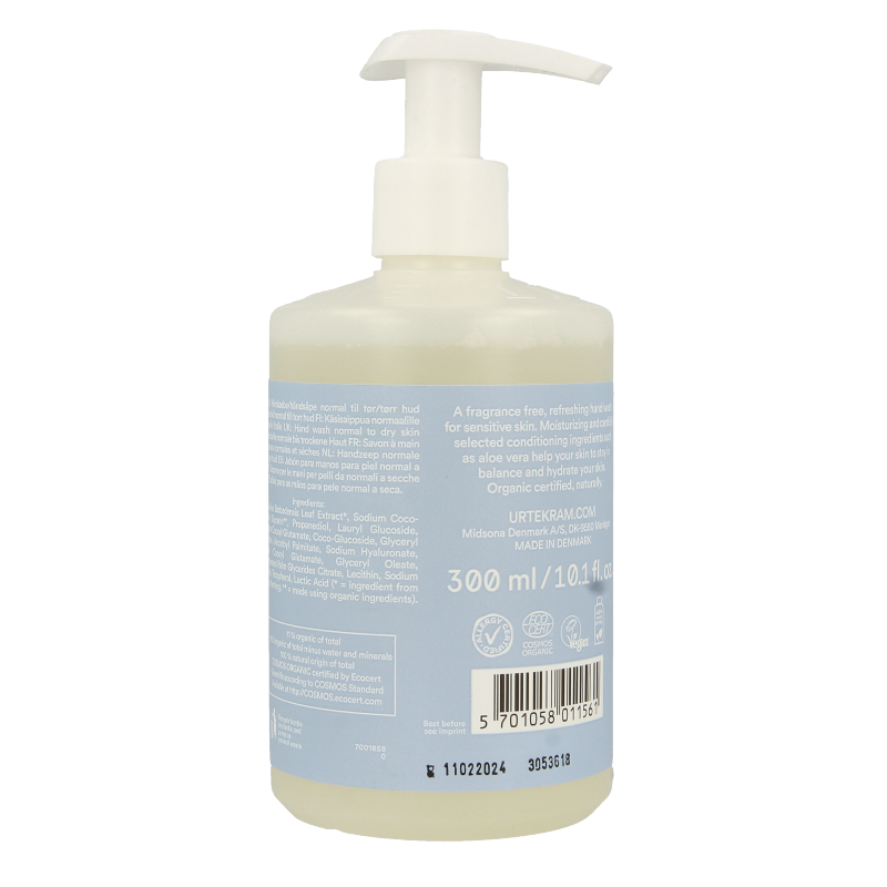 Urtekram Find balance handwash gevoelige huid 300 Milliliter