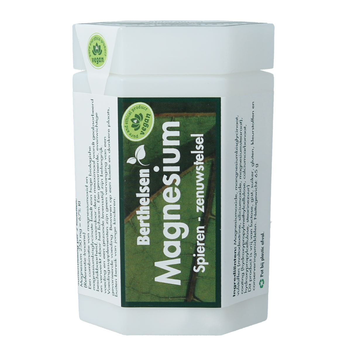 Berthelsen Magnesium carbonaat 250mg 90.00 Tabletten