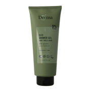 Derma Man douchegel body, face & hair 350.00 Milliliter