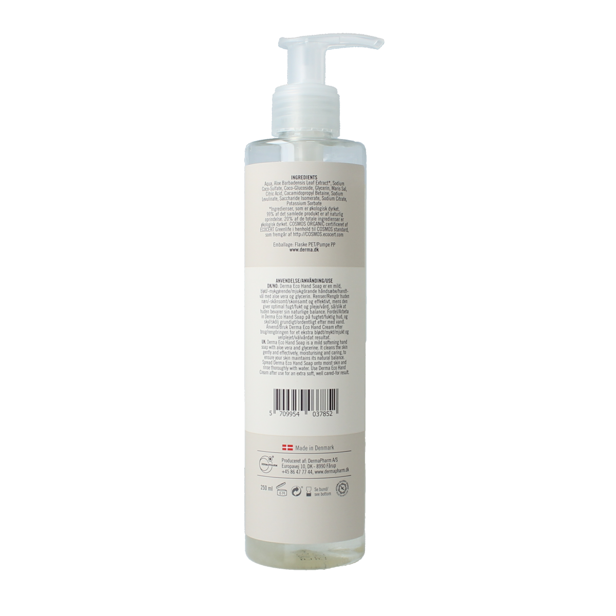 Derma Eco Hand soap gentle 250.00 Milliliter