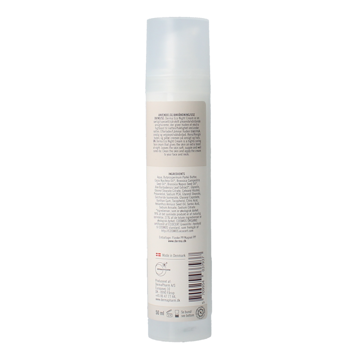 Derma Eco Night cream nourishing 50.00 Milliliter
