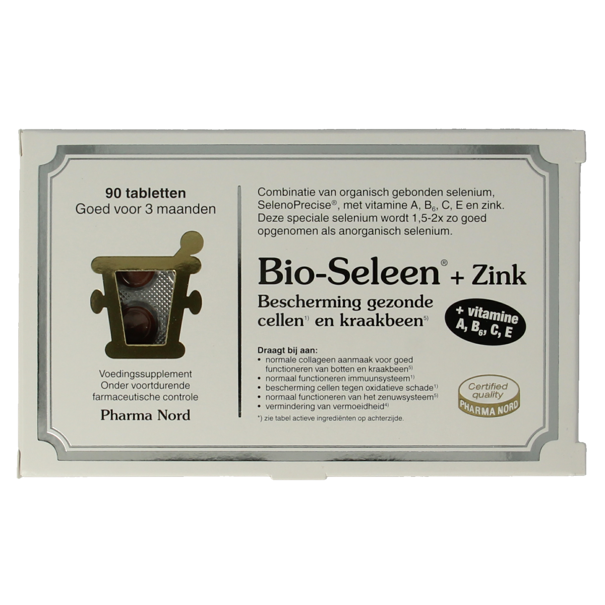 Pharma Nord Bio seleen & zink 90.00 Tabletten