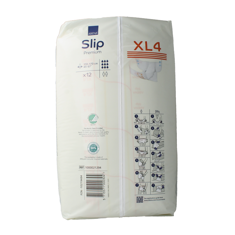 Abena Slip XL 4 premium 12 Stuks