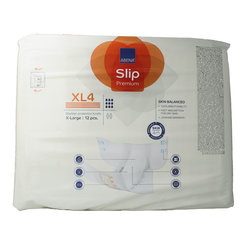 Abena Slip XL 4 premium 12 Stuks