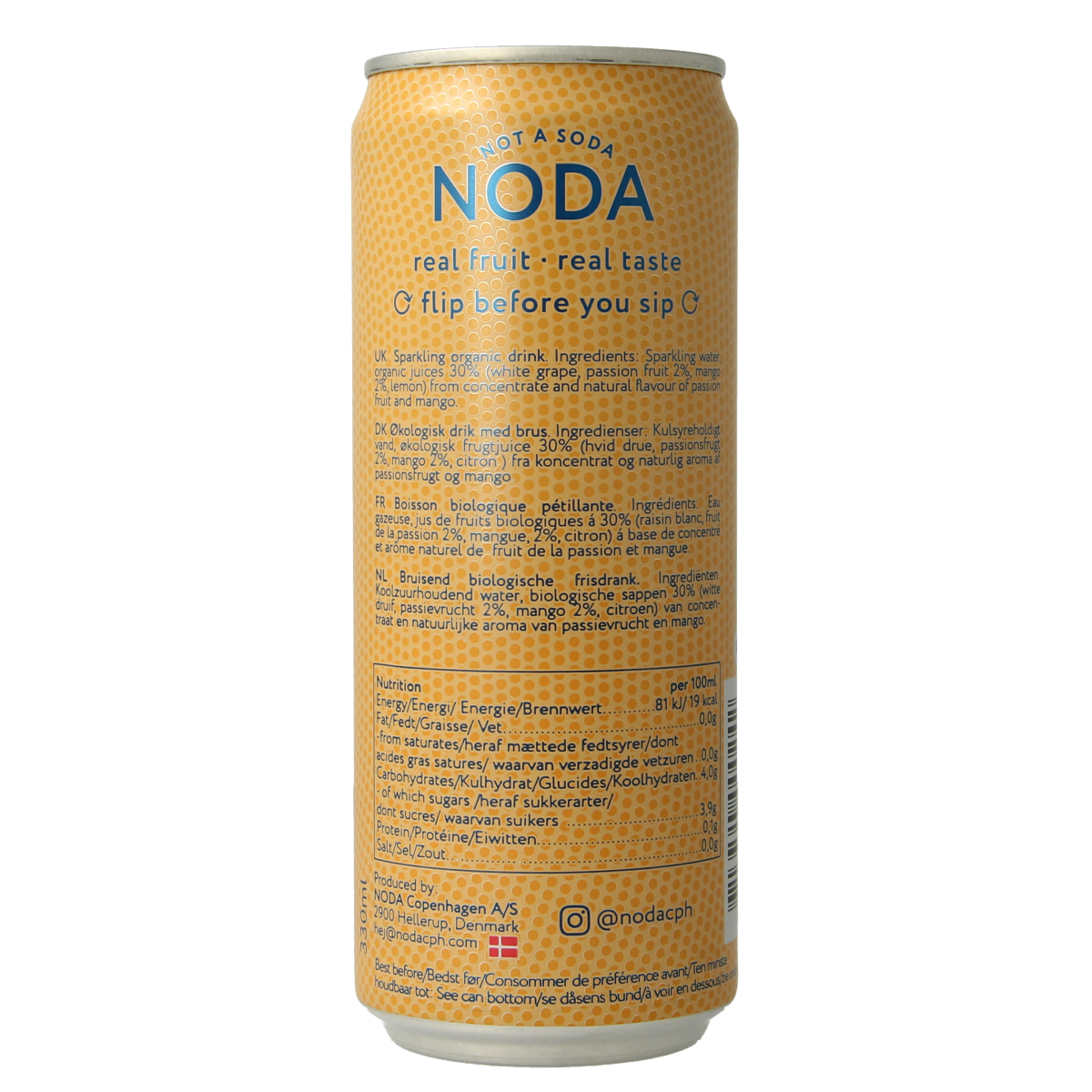 NODA Mango passion fruit bio 330.00 Milliliter