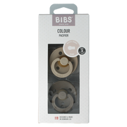Bibs Fopspeen maat 3 vanilla/dark oak 2 pack 2.00 Stuks