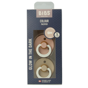 Bibs Fopspeen maat 3 blush vanilla night 2.00 Stuks