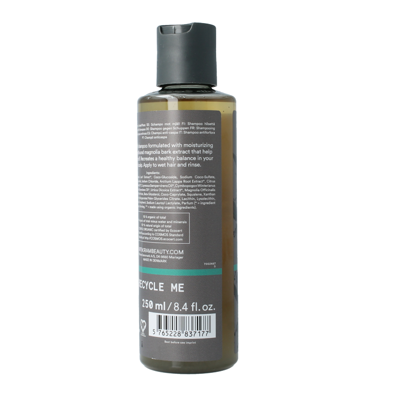 Urtekram Shampoo brandnetel dandruff 250 Milliliter