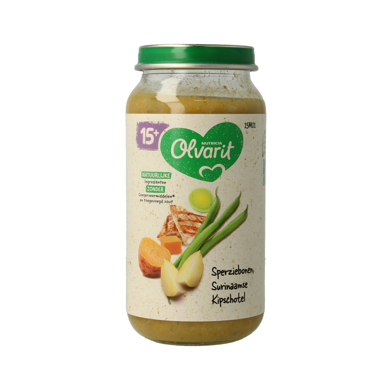 Olvarit Sperziebonen Surinaamse kip 15M01 250 Gram