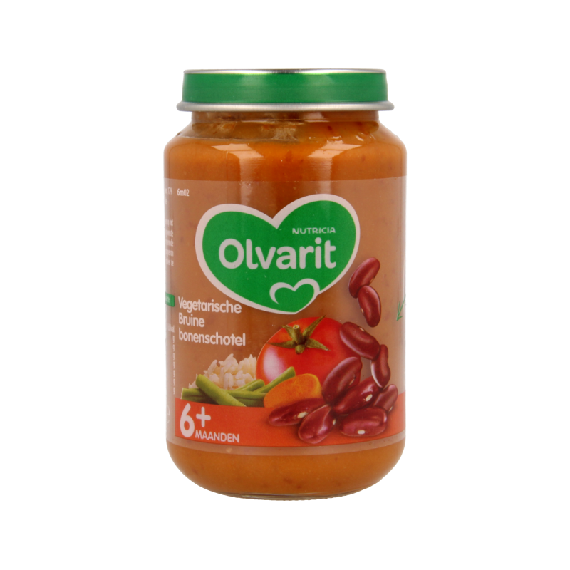 Olvarit Vegetarische bruinen bonenschotel 6M02 200 Gram